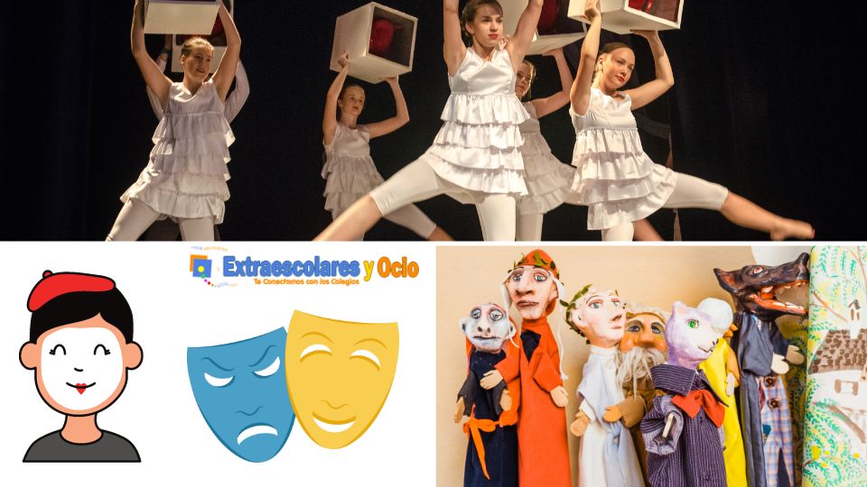 teatro y mimica como actividad extraescolar en colegios de infantil y primaria