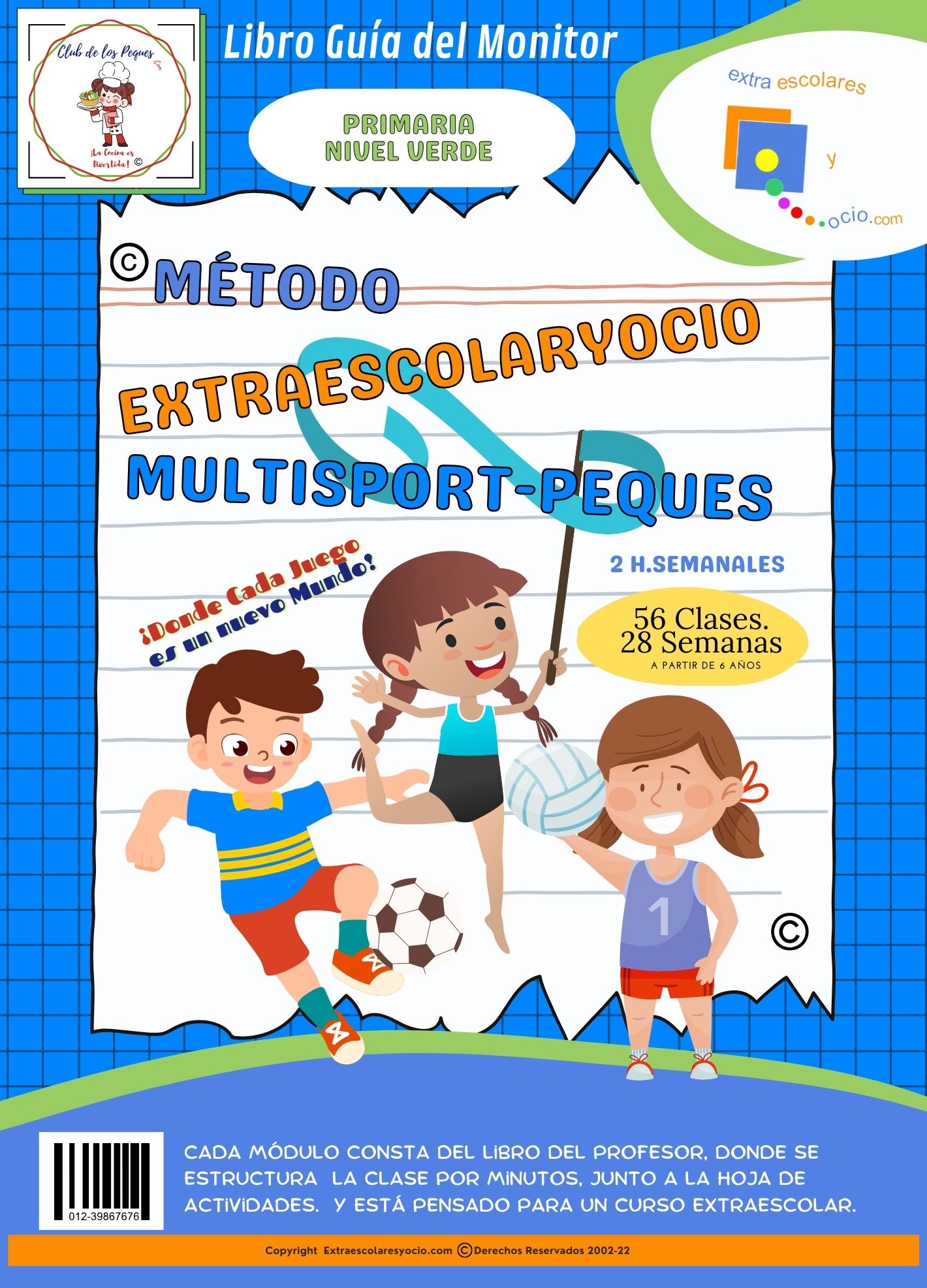Método extraescolar de multideporte para niños