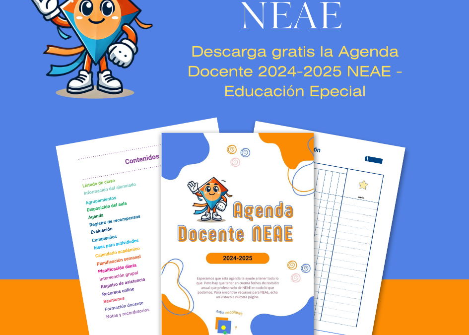 Agenda docente NEAE 2024-2025: para la educación especial