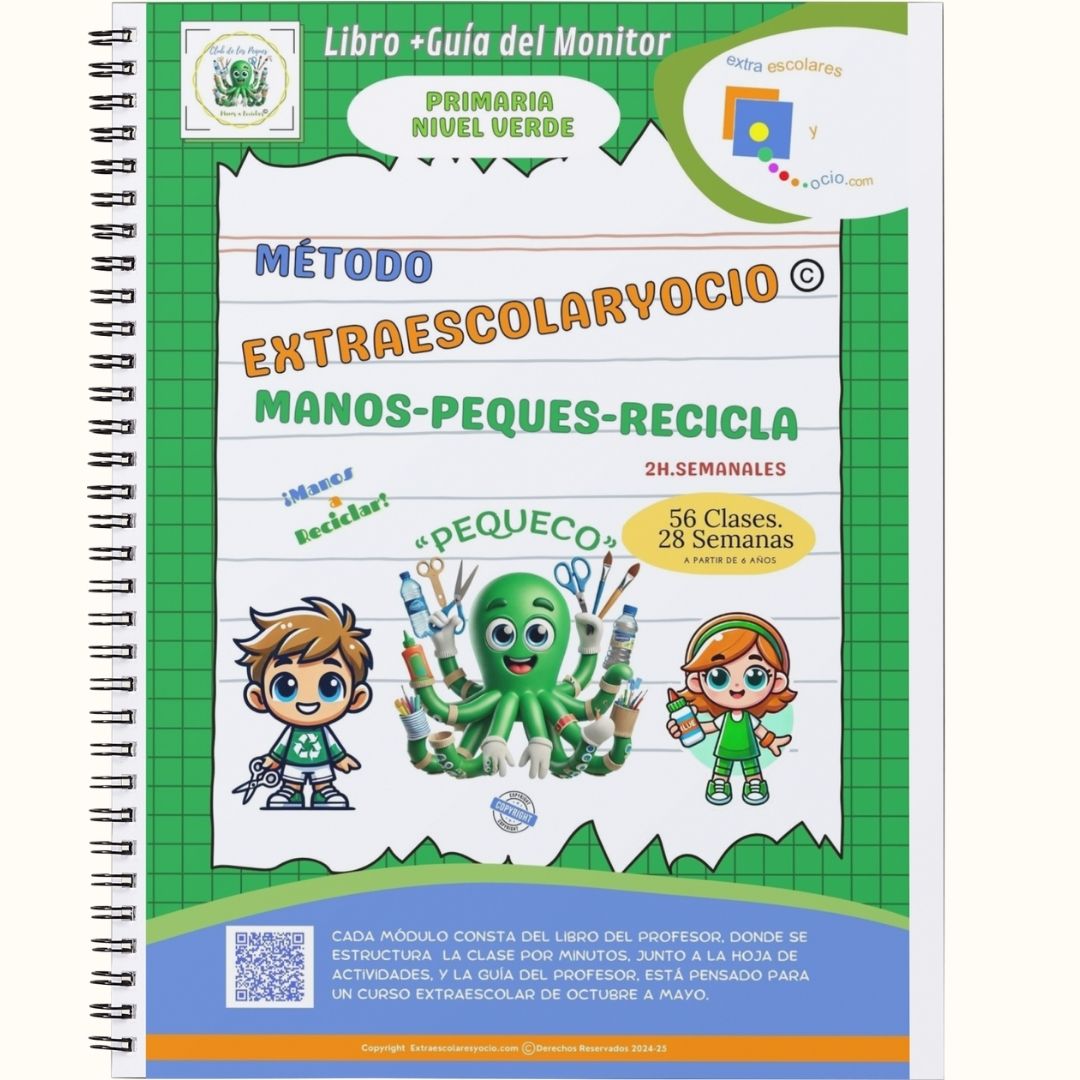 metodo extraescolar  de manualidades con material reciclado