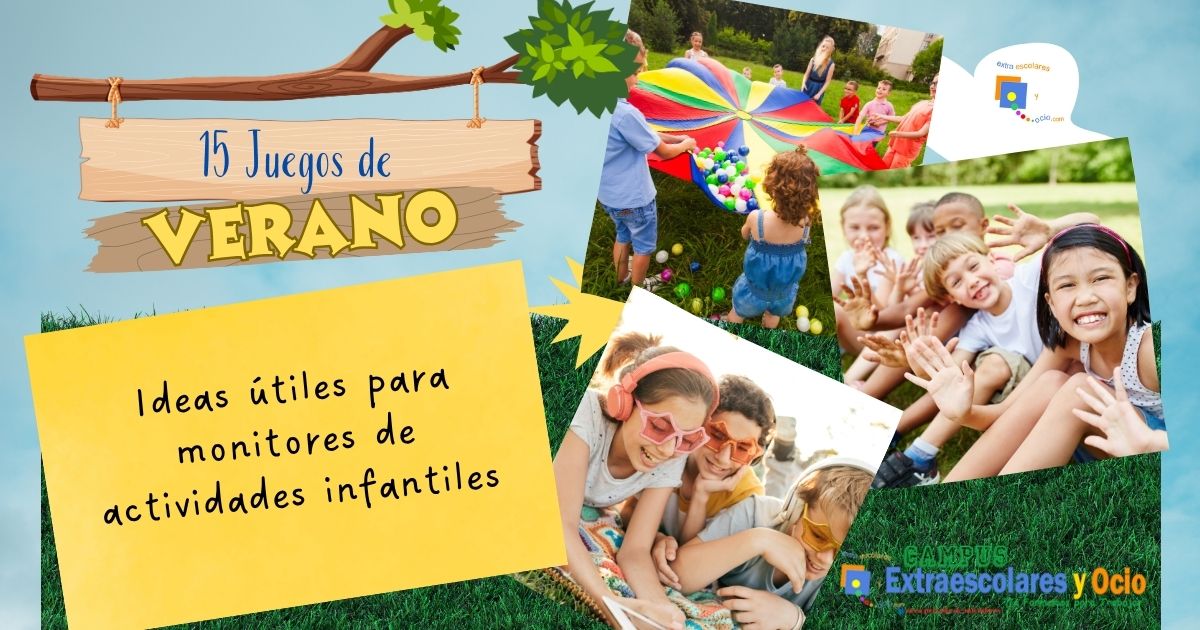 Juegos de verano para niños en actividades extraescolares
