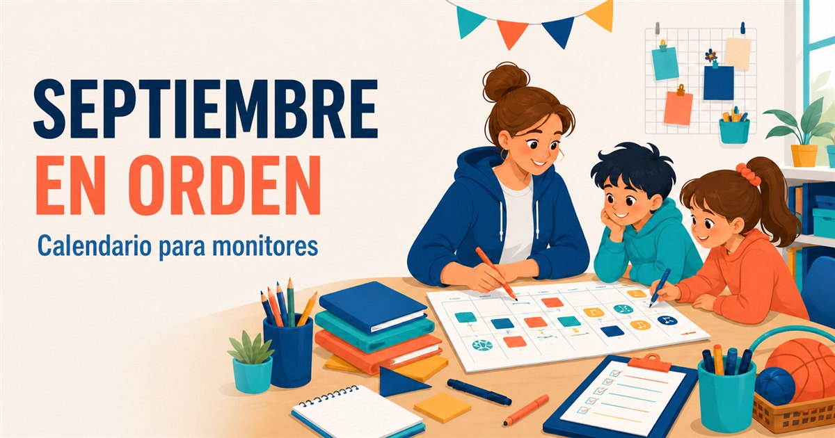 Calendario de septiembre para organizar actividades extraescolares
