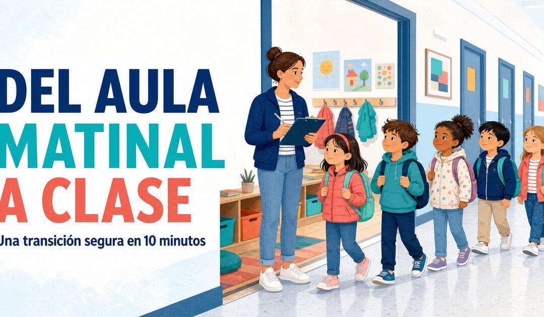 Cómo preparar la transición del aula matinal a las clases en 10 minutos